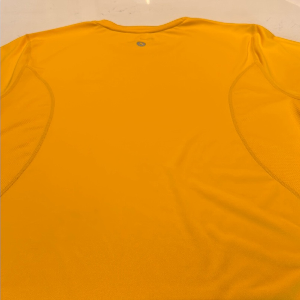 Marmot Men's Yellow Shirt - Picture 7 of 9